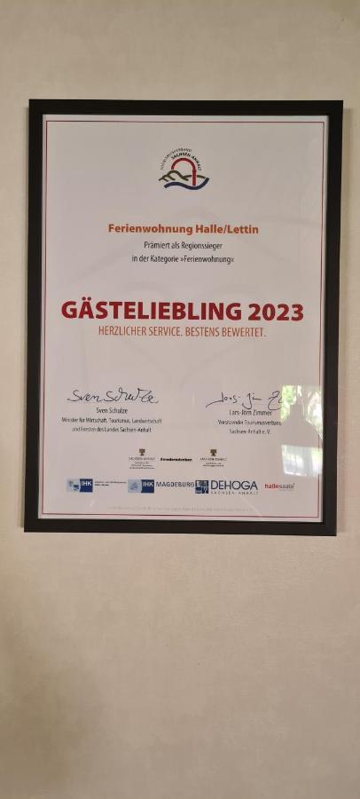 Halle  Ferienwohnung Halle/Lettin מראה חיצוני תמונה